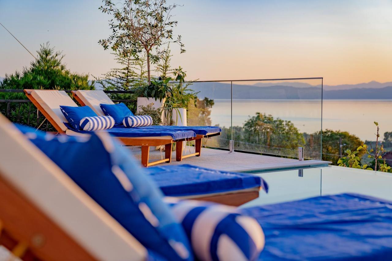 Casa Farmak - 4 Bedroom Lux Apartment With Infinity Pool & Lake View オフリド エクステリア 写真